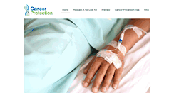 Desktop Screenshot of cancerprotection.com