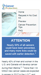 Mobile Screenshot of cancerprotection.com
