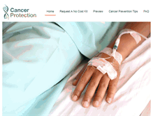 Tablet Screenshot of cancerprotection.com